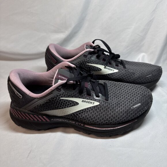Brooks Adrenaline GTS 22 Women's‎ Size 9.5 Running Shoes Pearl Black Pink - Picture 4 of 12